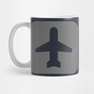 Plane Logo Design Mug